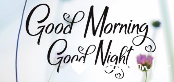 Good Morning / Good Night With GoddessAiida