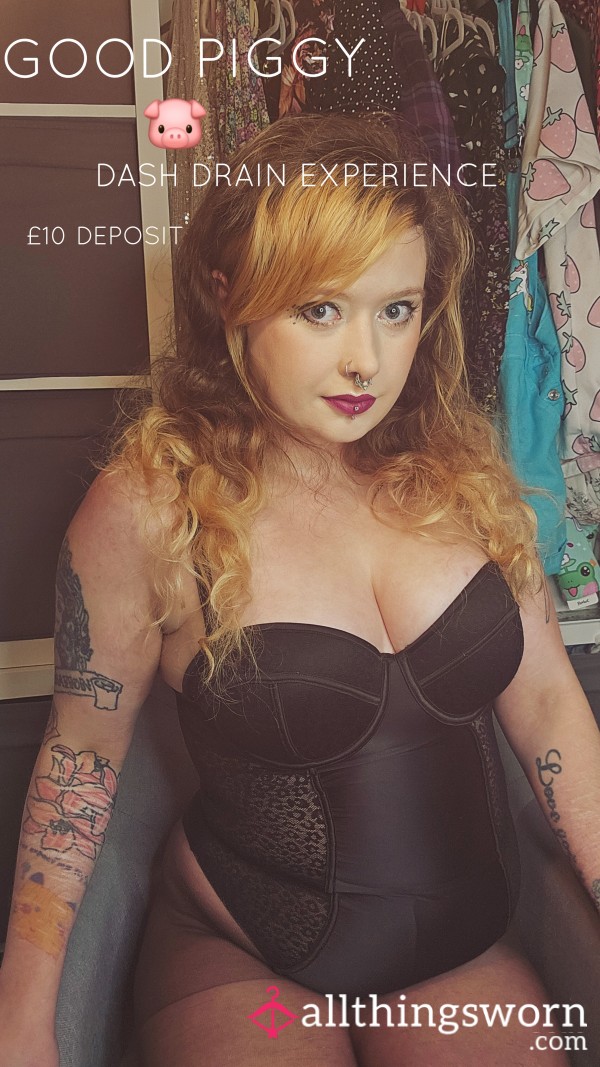Good Piggy Findom Femdom Dash Drain Experience