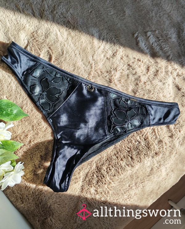 Gorgeous Black Panties, Well Worn, Beautiful Scent 🤤