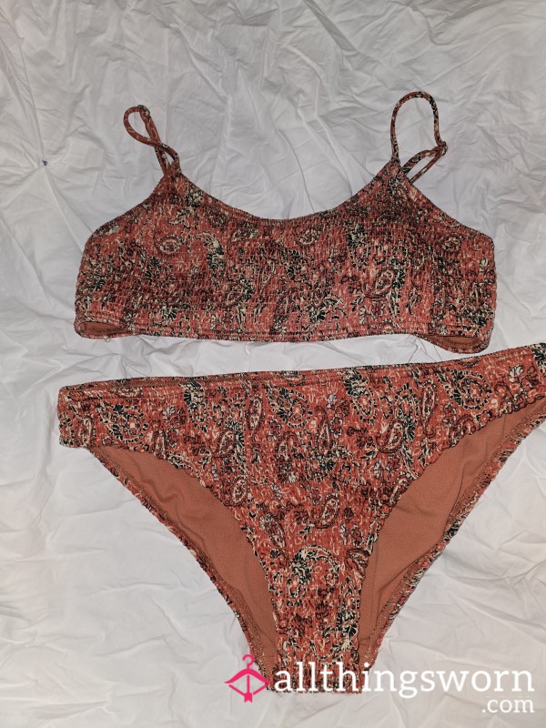 Gorgeous Brown 2 Piece Swimwear