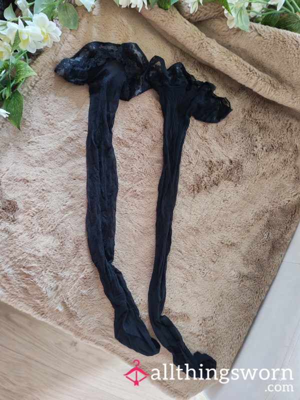 Gorgeous Lace Top Hold Ups
