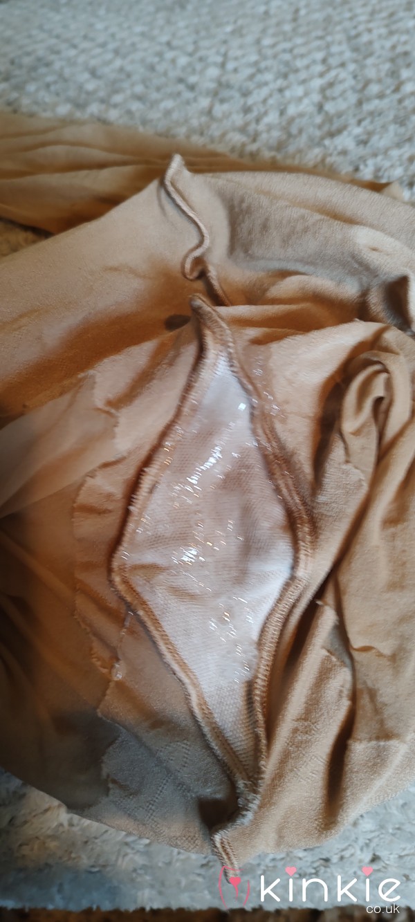 Gorgeous Well Worn Riding Tights With C*m Filled Gusset.