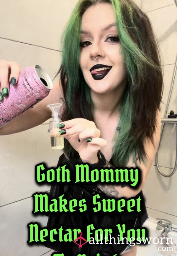 ⛓️😈 Goth DommyMömmy Makes You Some Gamer “Lemonade” 😈⛓️ - 2mins14 - Take A Sip Of My Nectar