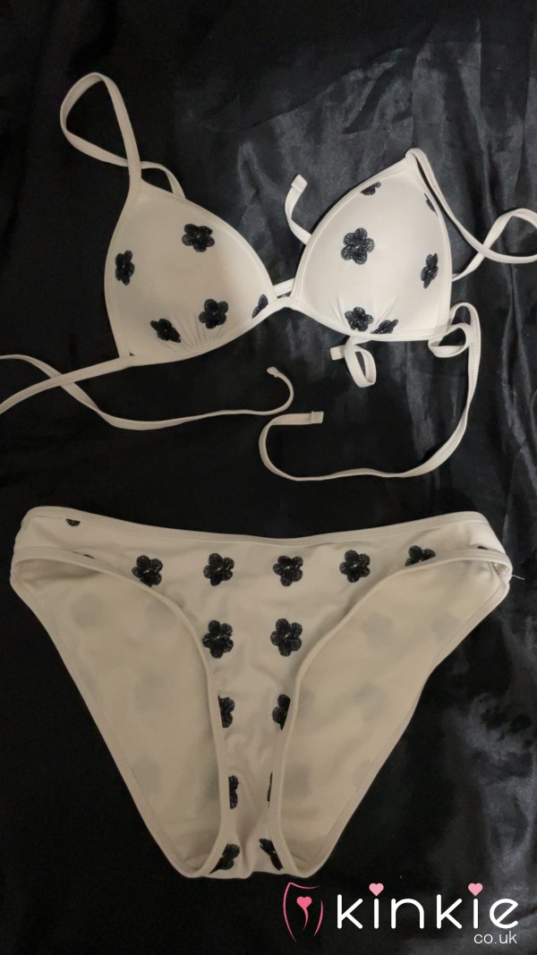 Goth Girl Putting On / Taking Off Bikini