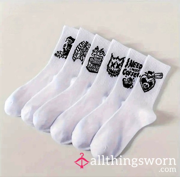 Goth Heavy Wear Socks 🦇🥵✨️