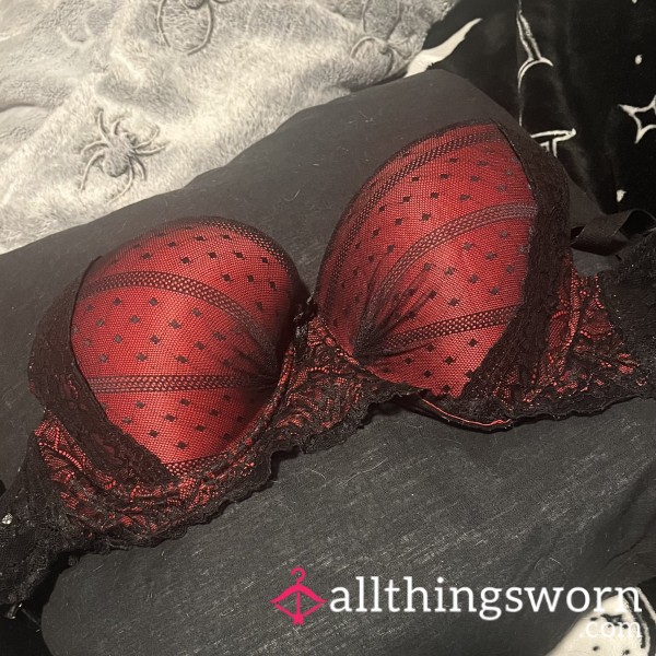 Goth Lace Bra-40C