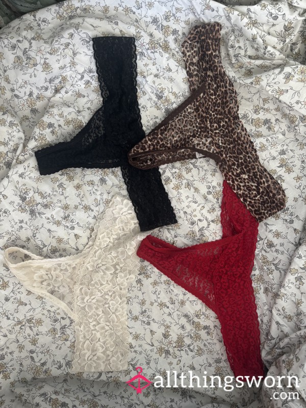 Gothic Goddess Lace Thong