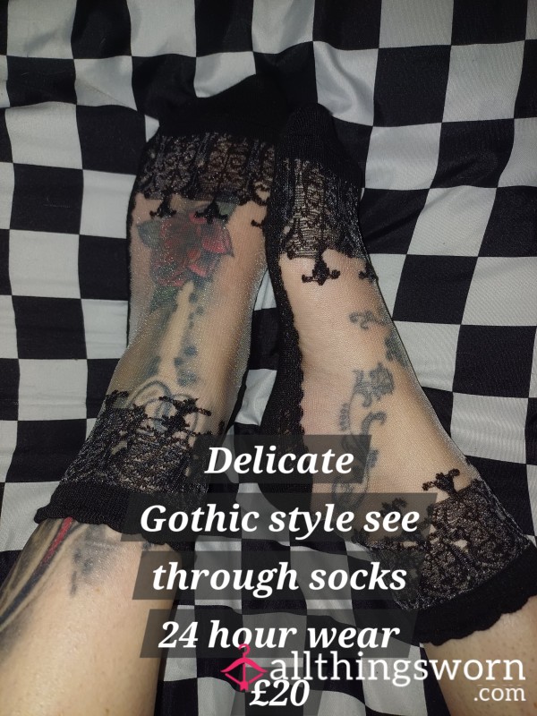 Gothic Mesh Socks
