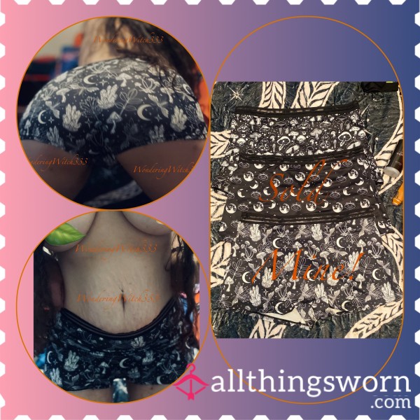 Gothic/witchy Boy Shorts