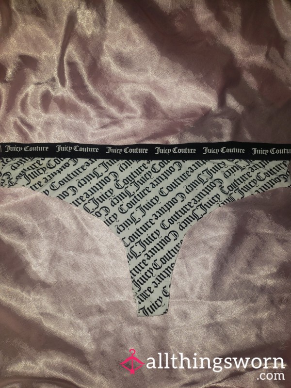 Graffiti Juicey Couture Thongs