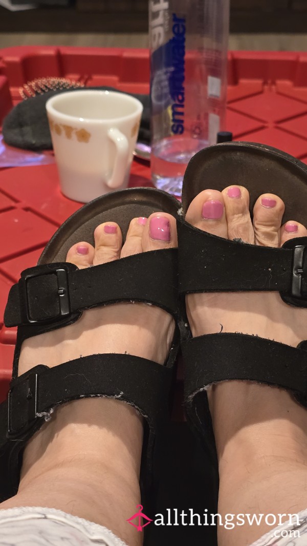 Grammy's Gardening Shoes  - Heavily Worn In The Heat
