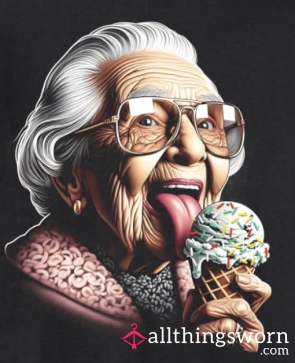 Grandma's Been Very Naughty Doing Licky Licky!