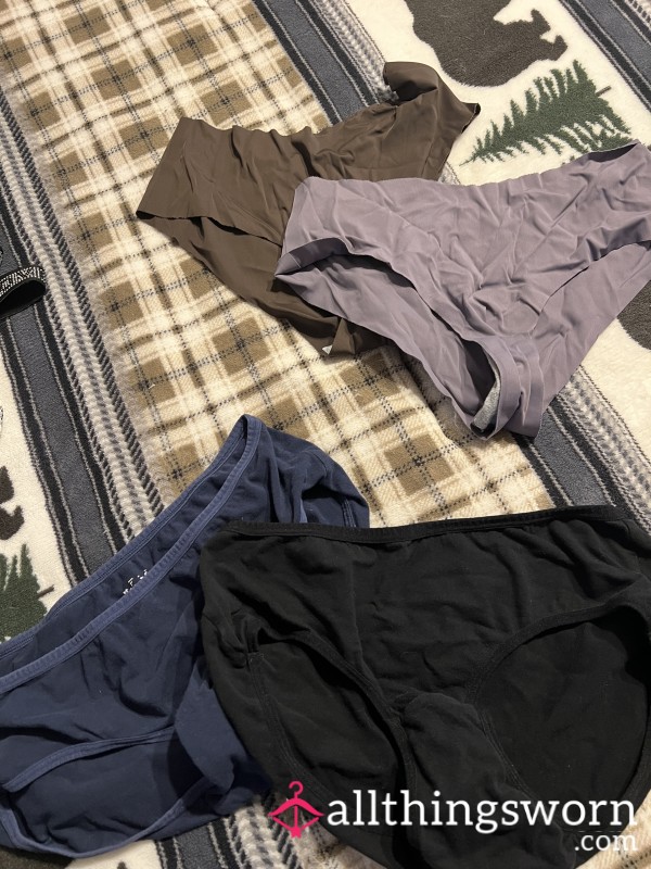 Granny Panties And Cheeky Silk