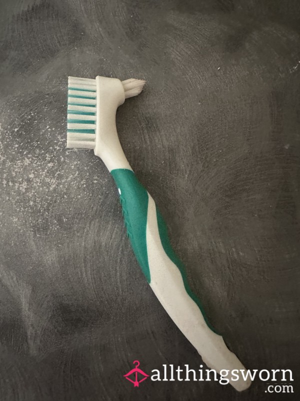 Grannys Used Denture Toothbrush