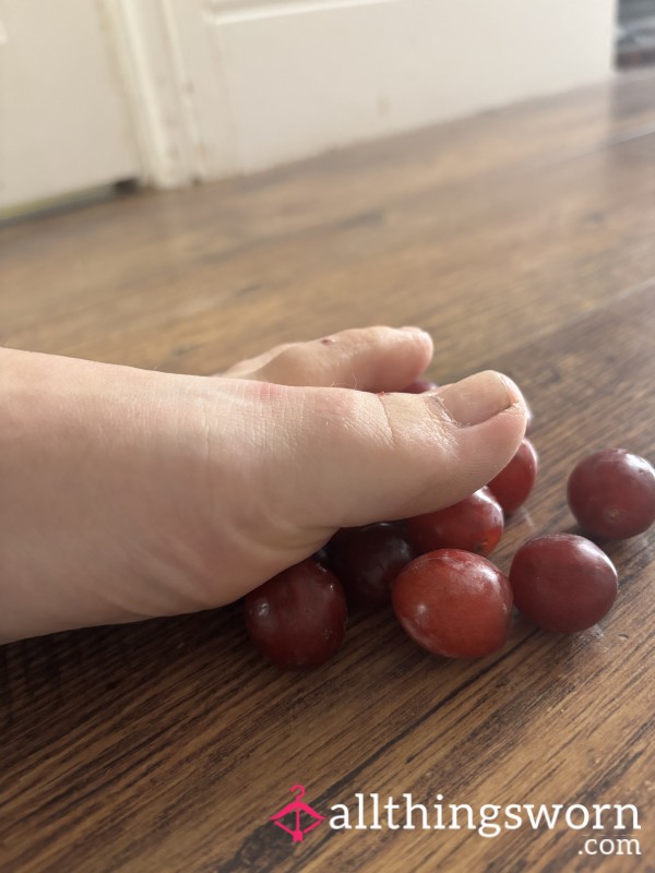 Grape Crushing With Bare Feet 🦶🏻
