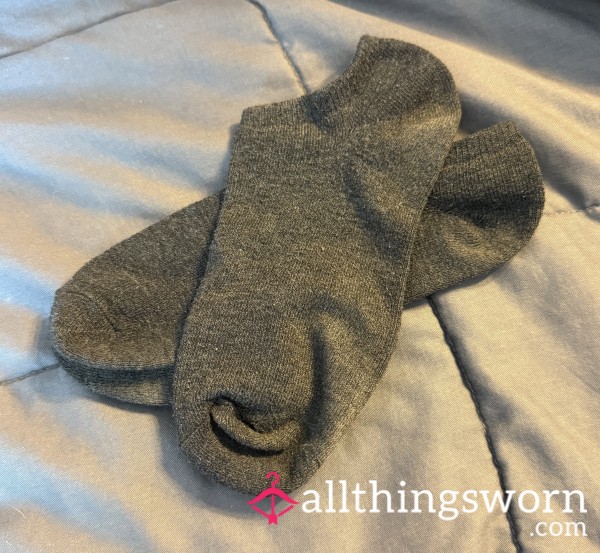 Gray Ankle Socks