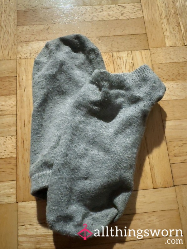 Gray Ankle Socks
