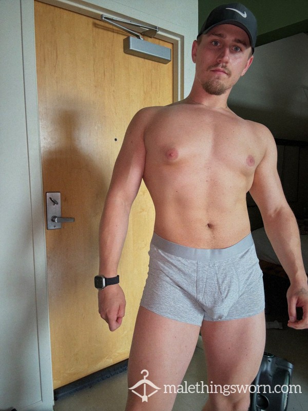 Gray Cotton Briefs