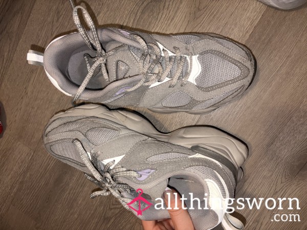 Gray Gym Sneakers