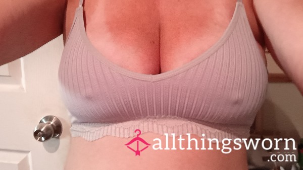 Gray Lounge Bra
