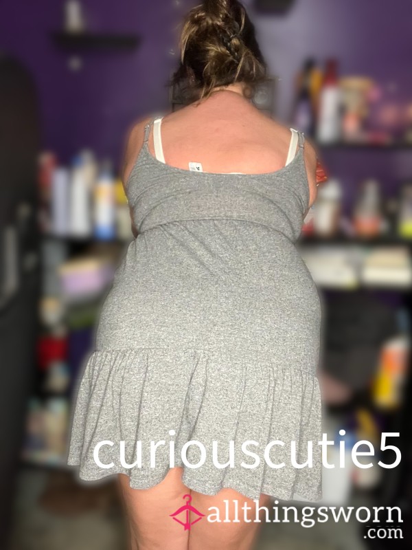 Gray Mini Dress