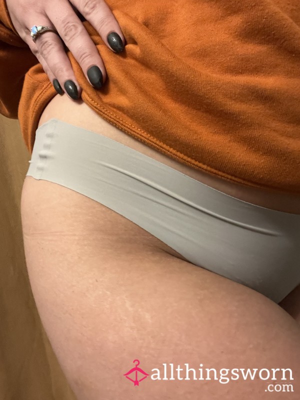 Gray No Show Panties