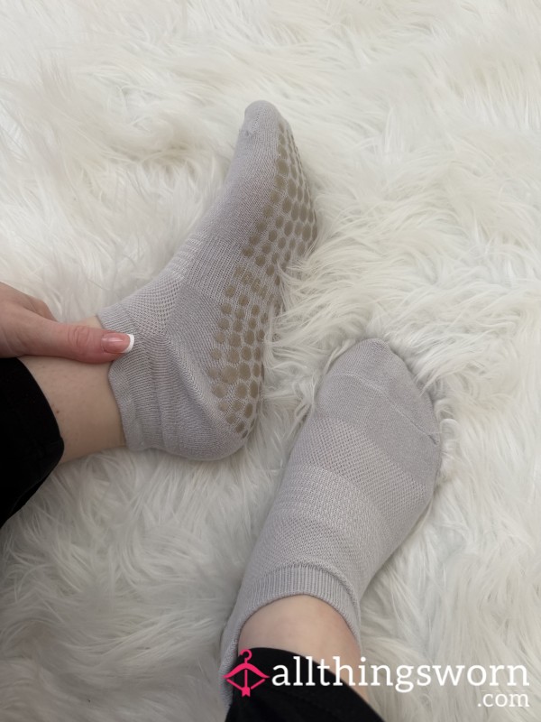 Gray Pilates Socks