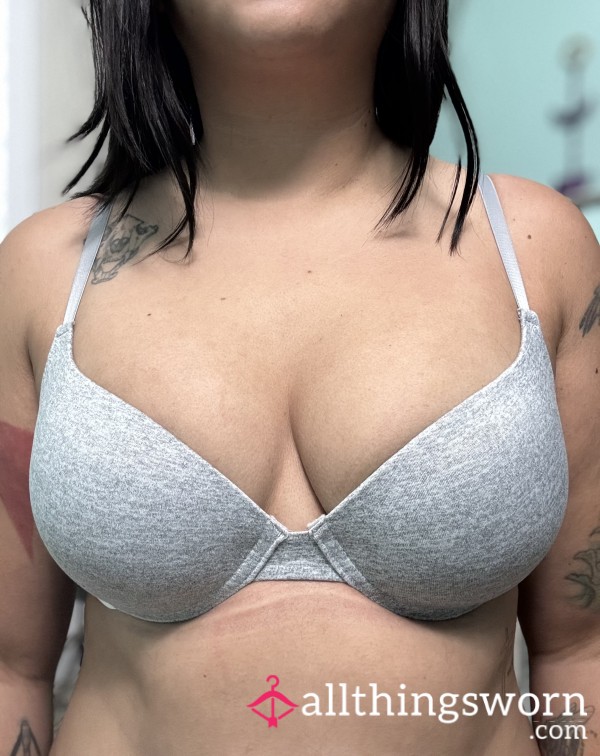 Gray Push Up Bra