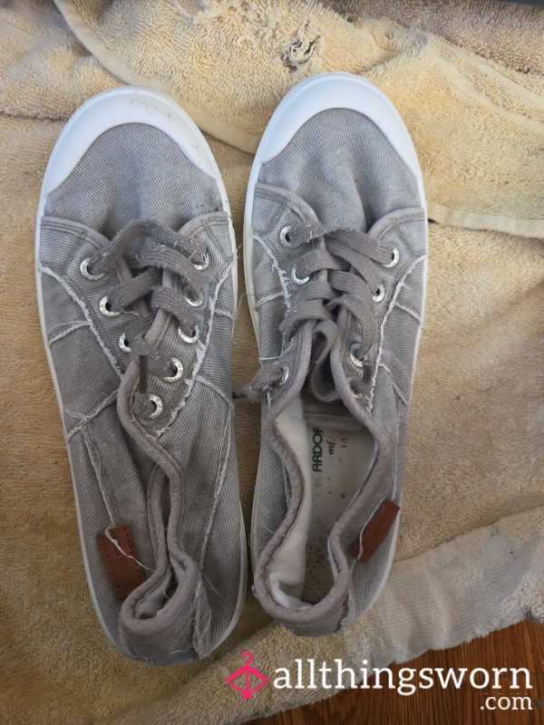 Gray Slip On Sneaker 9.5