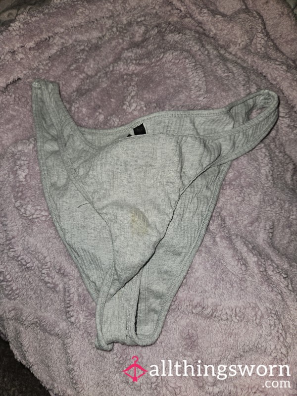 Gray Soft And Cotton Panties