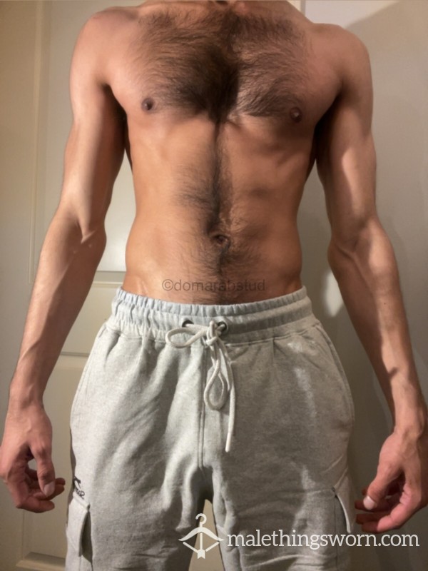 Gray Sweat-Shorts