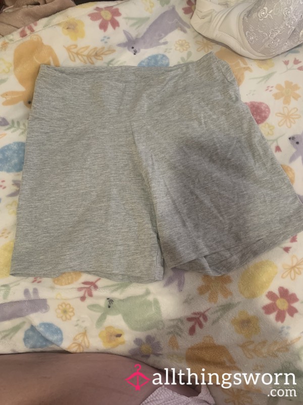 Gray Sweaty Shorts