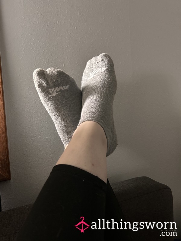 Gray Work Day And Gym Wear