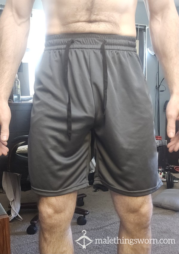 Gray Workout Shorts Size M