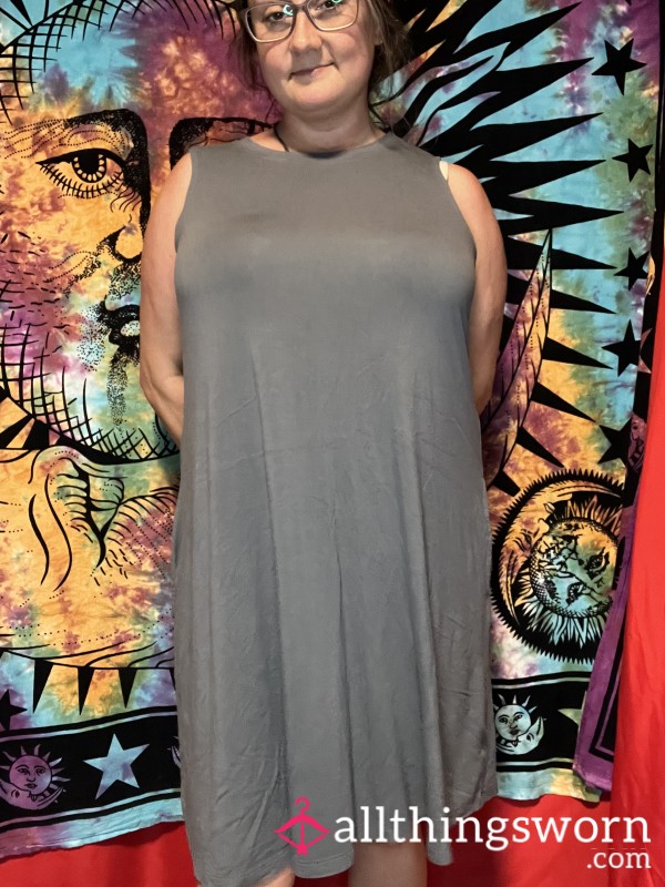 Gray XXL Tank Top Dress