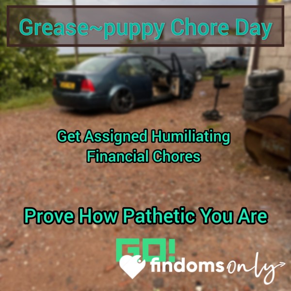 Grease~puppy Chore Day