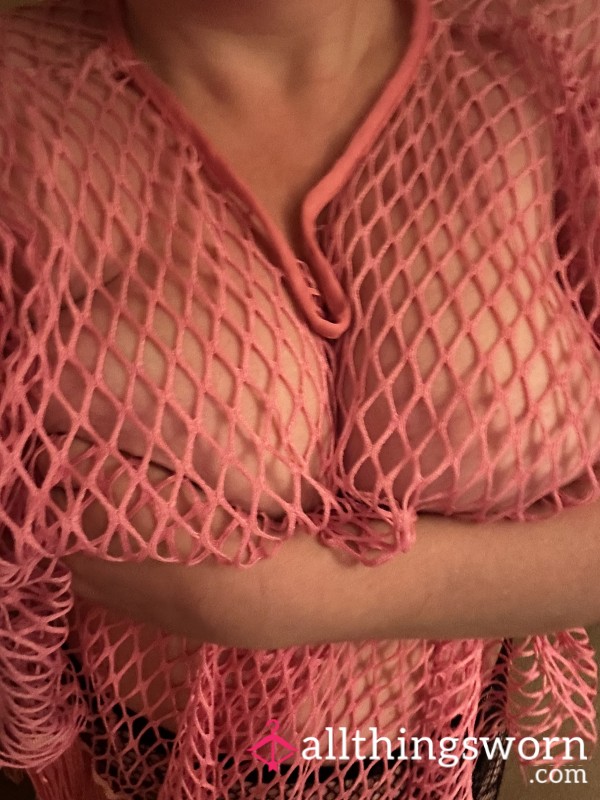 Great Tits In A Pink P**k A Boo Vest!!