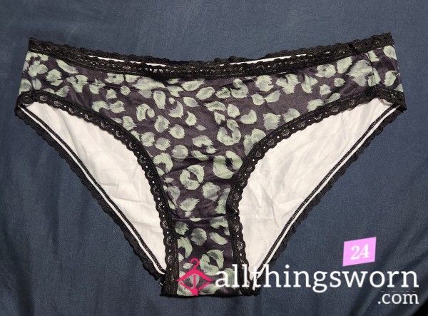 Green And Black Print