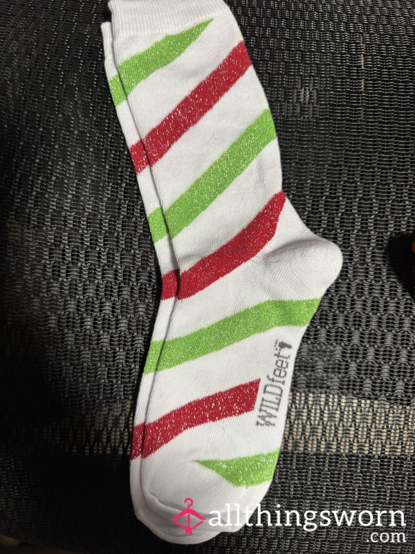 Green And Red Socks