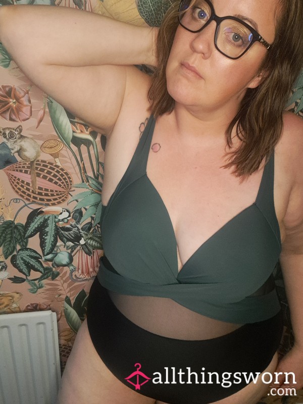 Green And Sheen Swimsuit - Size 18