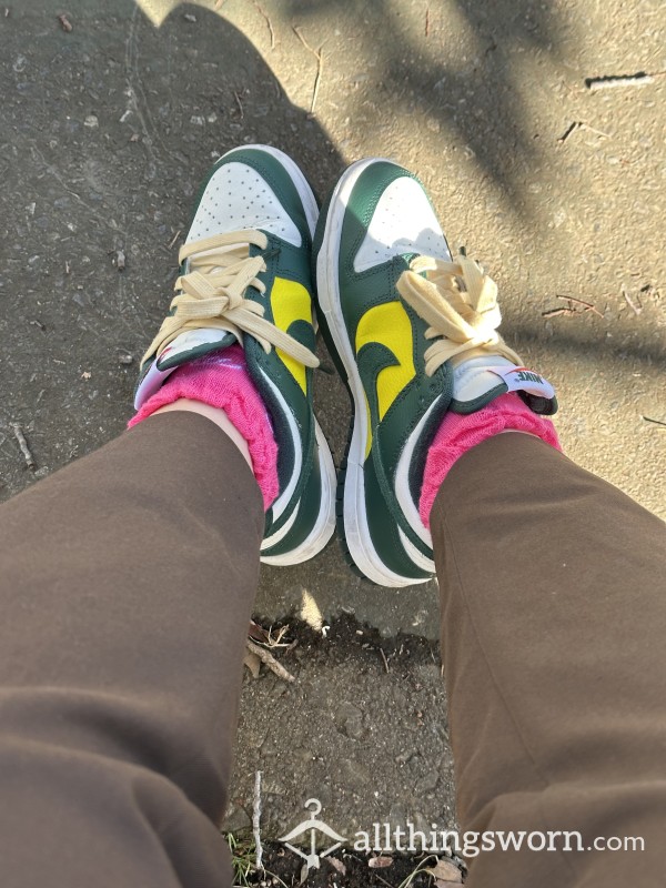 Green And Yellow Nike Shoes