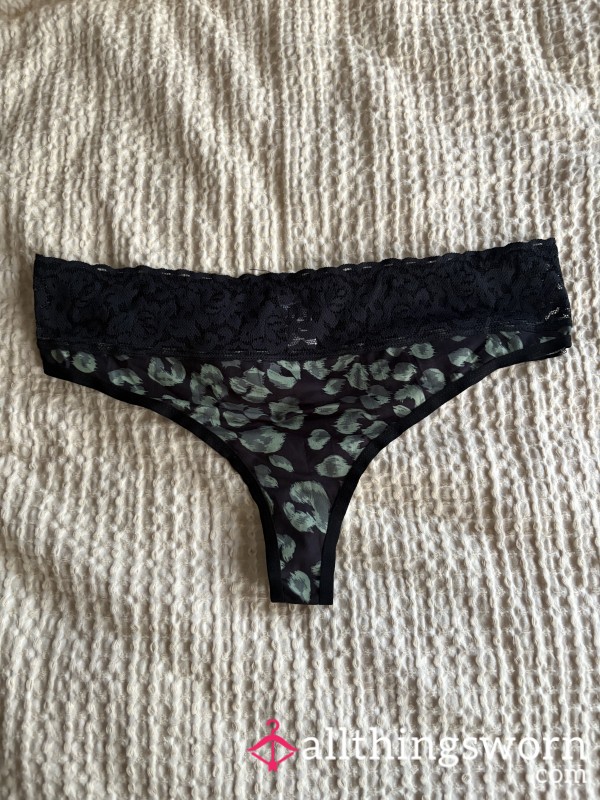 Green Animal Print