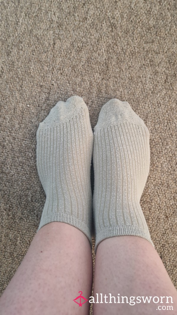 Green Ankle/trainer Socks