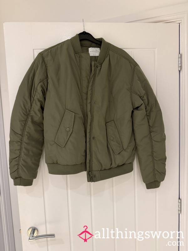 Green Bomber Jacket