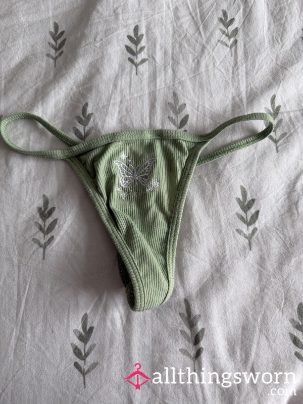 Green Bu*terfly Thongs