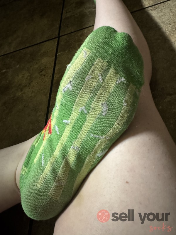 Green Cactus Socks