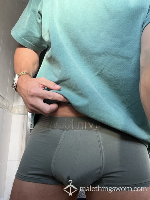 Green Calvin Trunks