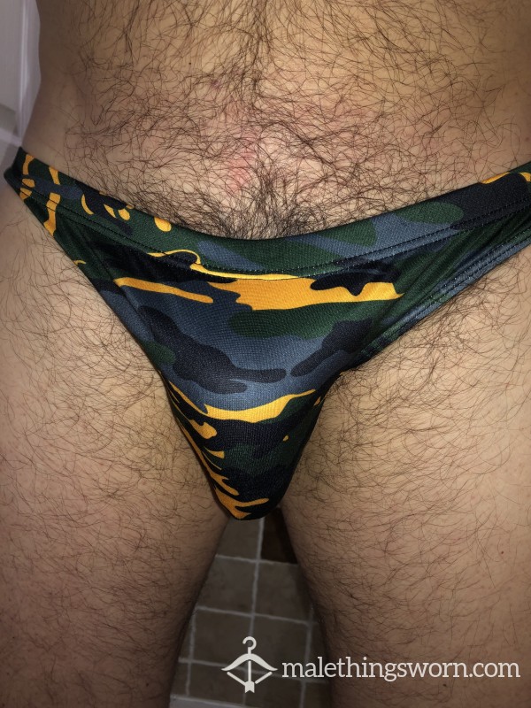 Green Camo Briefs