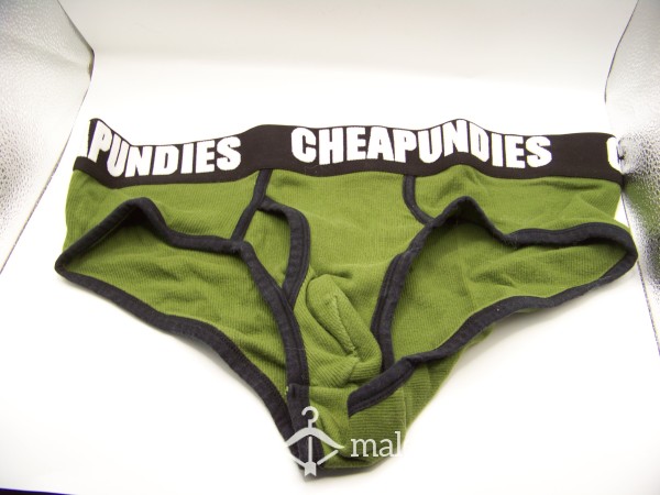 Green Cheap Undies Cla**ic Brief Size XL