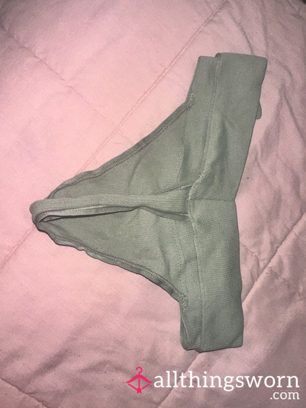 Green Cotton Thongs 🌿